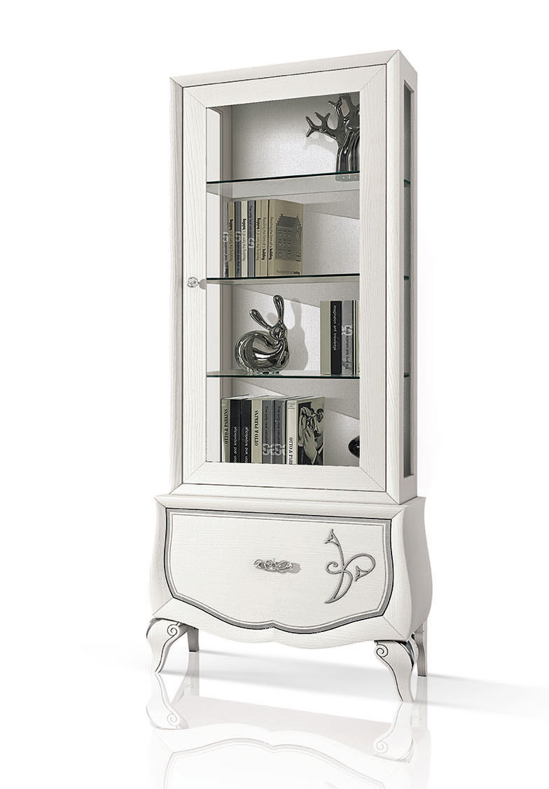 Vetrina classica contemporanea in legno