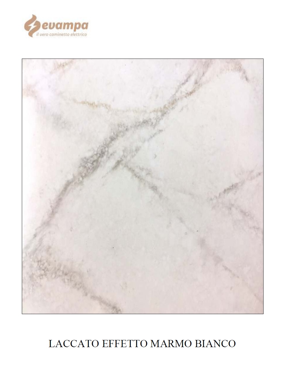 Laccato effetto marmo bianco