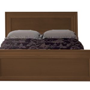Letto matrimoniale classica in legno finitura noce