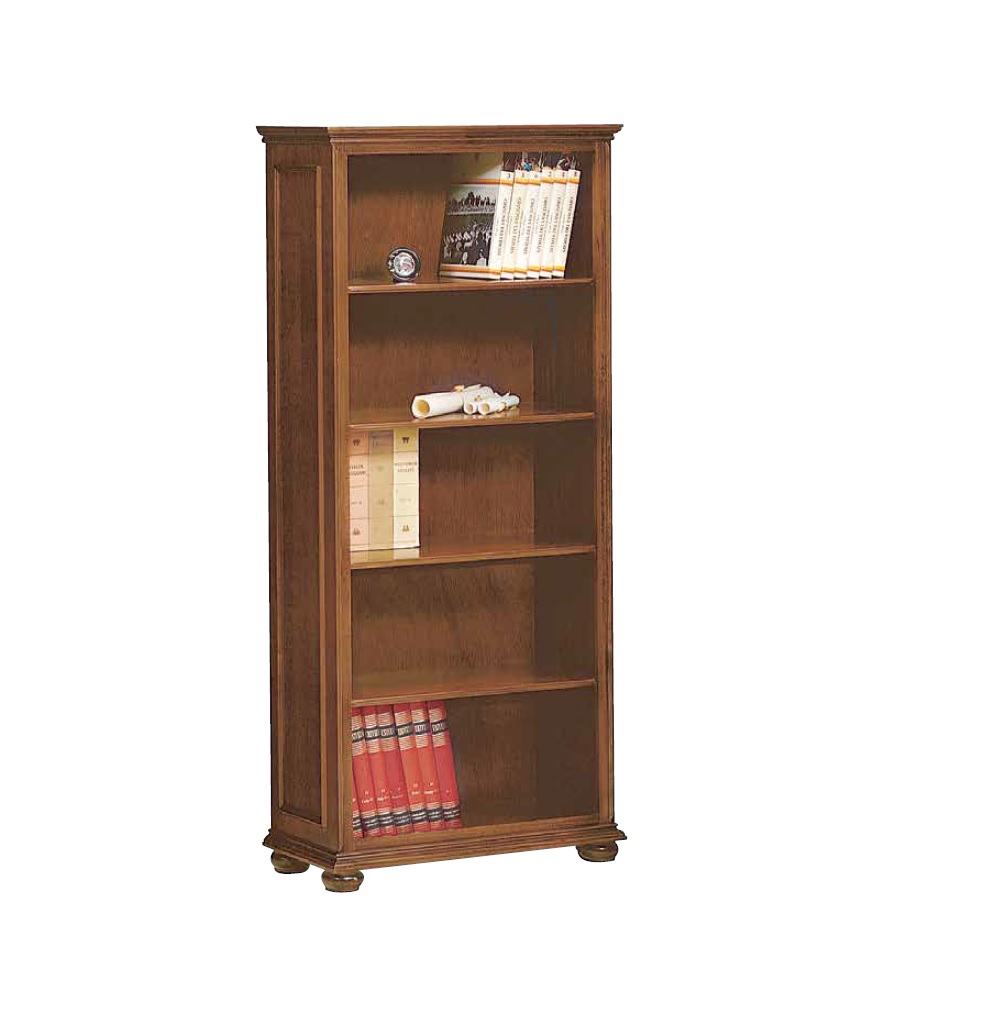 Libreria classica artigianale in legno