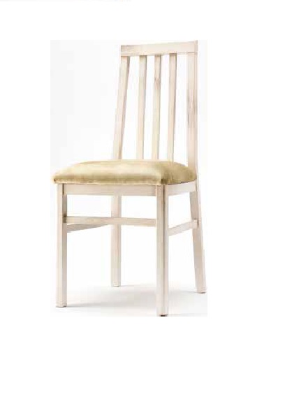 Sedia in legno massello di faggio laccato