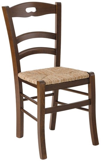 Sedia rustica fondino paglia ( Set 2 sedie ) - immagine 2