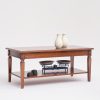 Tavolino da salotto in legno neoclassico