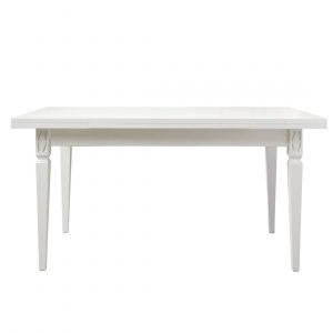 tavolo rettangolare allungabile legno bianco classico