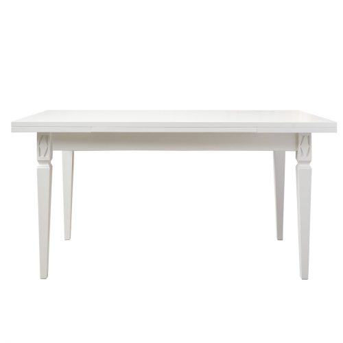 tavolo rettangolare allungabile legno bianco classico