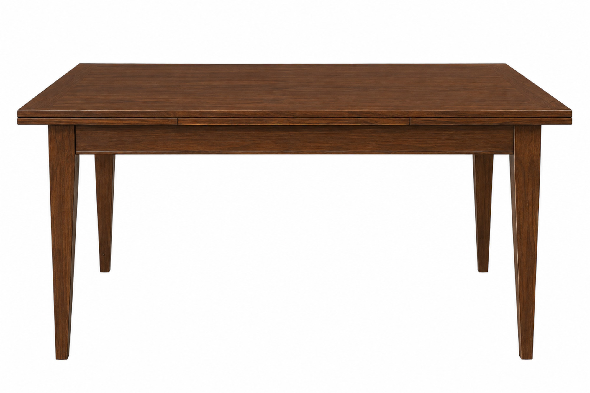 Tavolo rettangolare allungabile in legno rovere cm. 160 in finitura noce