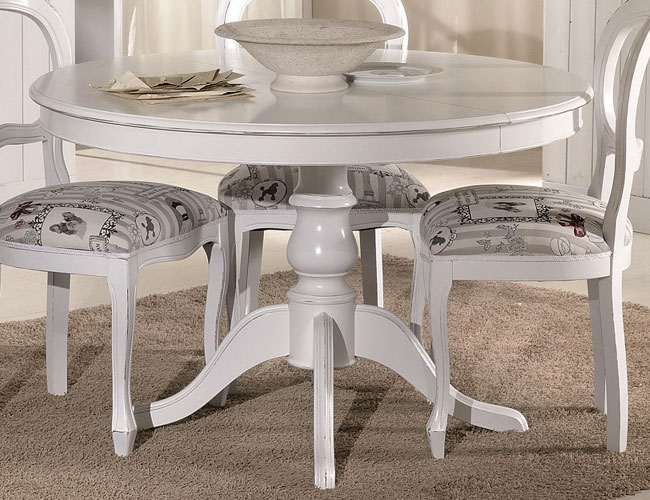Round extensiuble table cm. 120 Opi